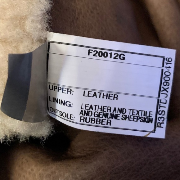 UGG brown suede and pebbled genuine leather riding boots - Picture 9 of 12